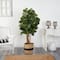 5ft. Fiddle Leaf Fig Artificial Tree in Handmade Natural Cotton Planter